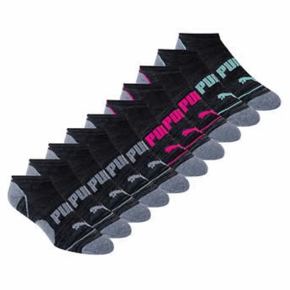 PUMA Ladies' No Show Sock, 10-pair